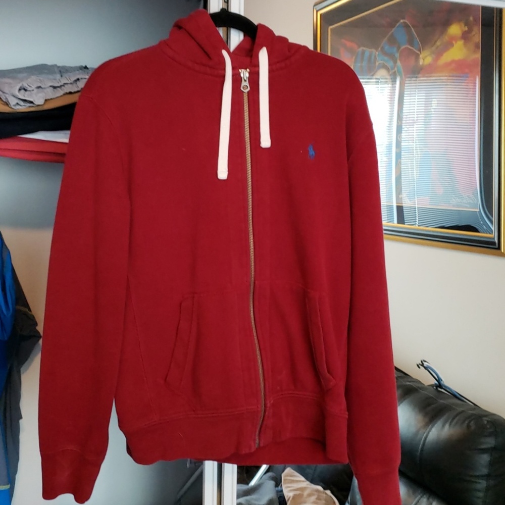 Large polo full zip jacket